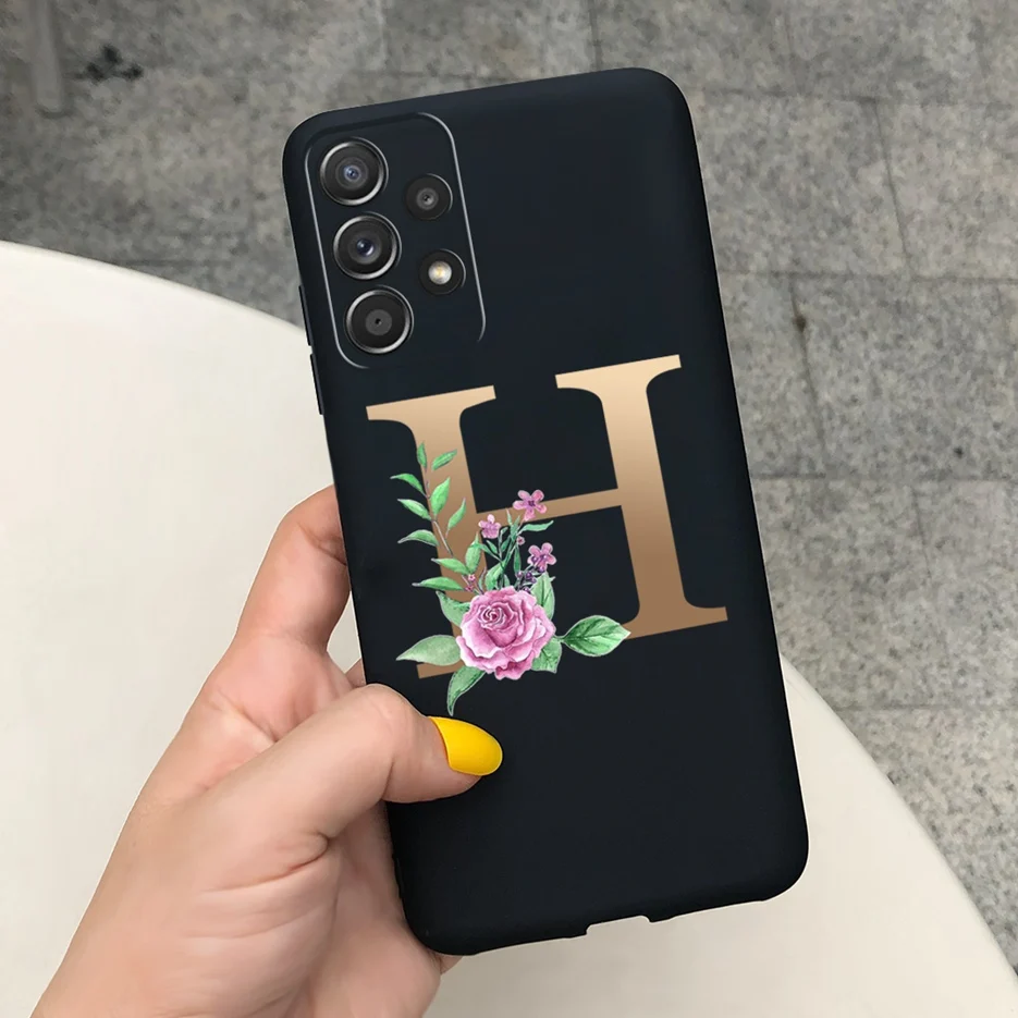 Do Samsung Galaxy A13 przypadku SM-A135F słodkie para listów miękkiego silikonu telefon tylna pokrywa dla Samsung A13 A 13 przypadku 6.5 cala Fundas