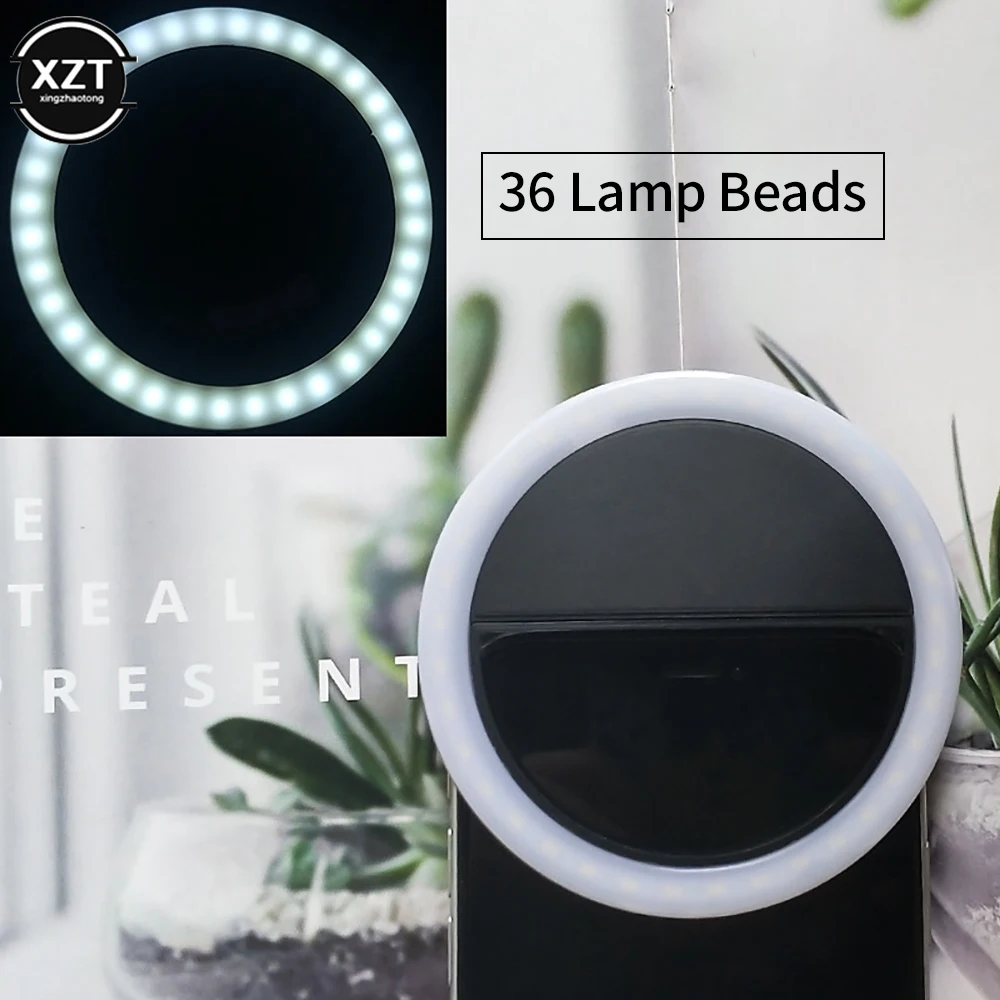 36LED เติมโทรศัพท์มือถือ Universal ถ่ายภาพ Selfie Live เติมโทรศัพท์มือถืออุปกรณ์เสริม