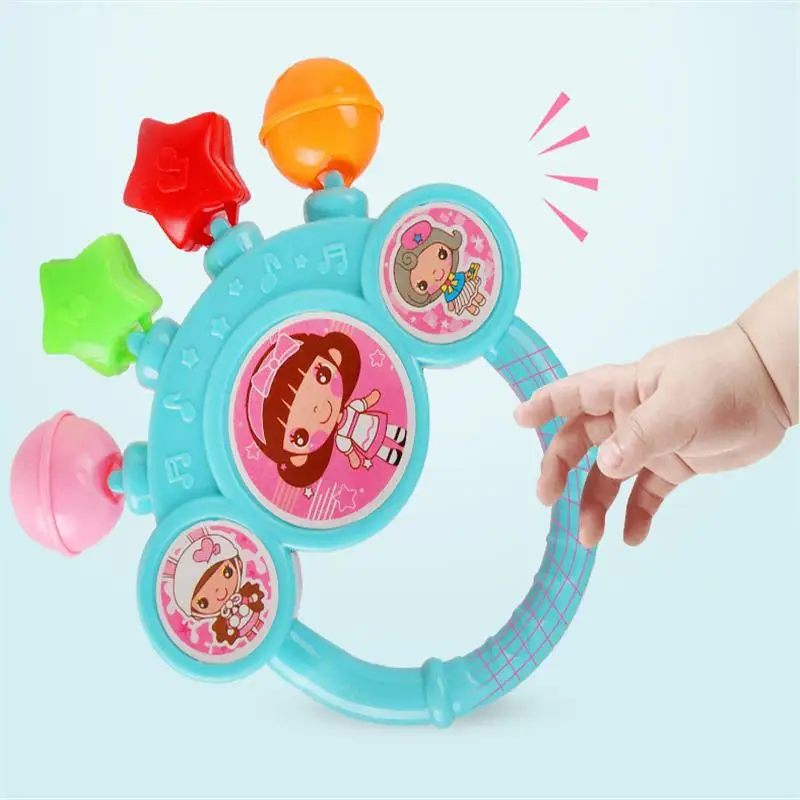 7pcs/Lot Infant Baby Toys Rattles Newborn Baby Hand Bell Developmental ABS Baby Toys 0-12 Months(random color)