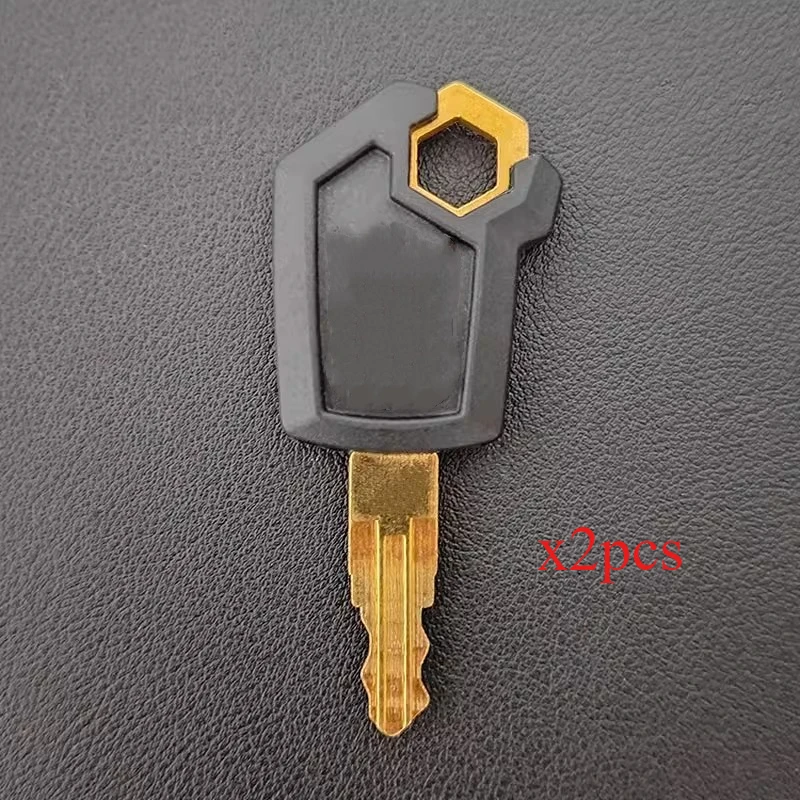 

2PCS Key For Caterpillar 5P8500 Black & Gold 5P8500 Metal & Plastic High Quality Heavy Equipment Ignition Loader Dozer