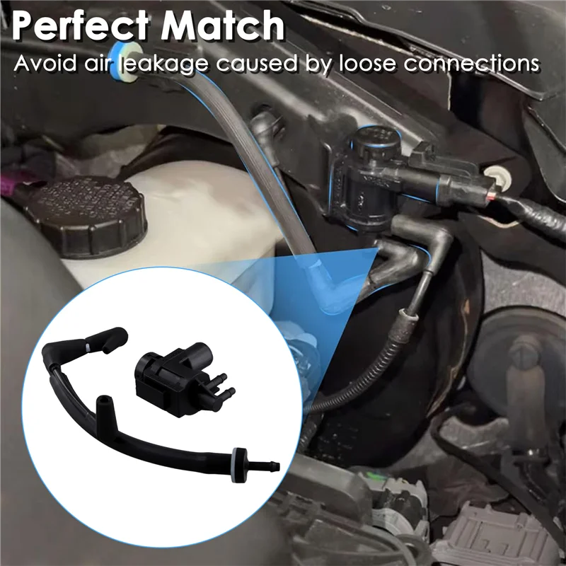 Se encaixa para ford f150 4x4 2015-2020 linha de vácuo de bloqueio de cubo automático e conjunto de atuador solenóide FL34-7A788-AD, 9l14-9h465-ba-t45c