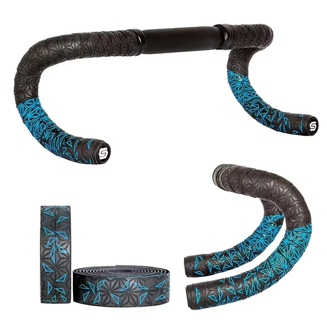 Neue Rennrad Bar Band Bunte Farbverlauf Lenker Bänder EVA + PU Weiche Anti-Vibration Wrap Band Langlebig bar Bartape 2150mm – Detail 10