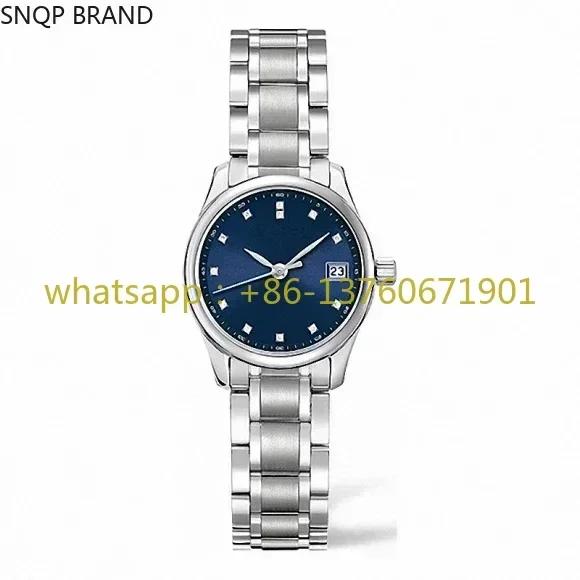 Luxury New Female Watch Calendar Quartz Black Leather Relogio Masculino