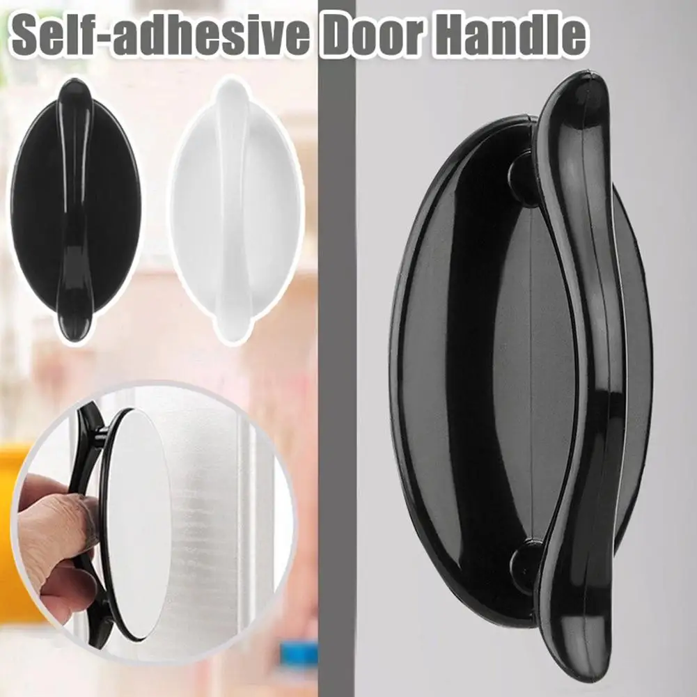 1pcs Punch-Free Door Window Cabinet Drawer Handle Multi-purpose Labor Saving Auxiliary Pull Handle For Wardrobe Cabinets V5S5