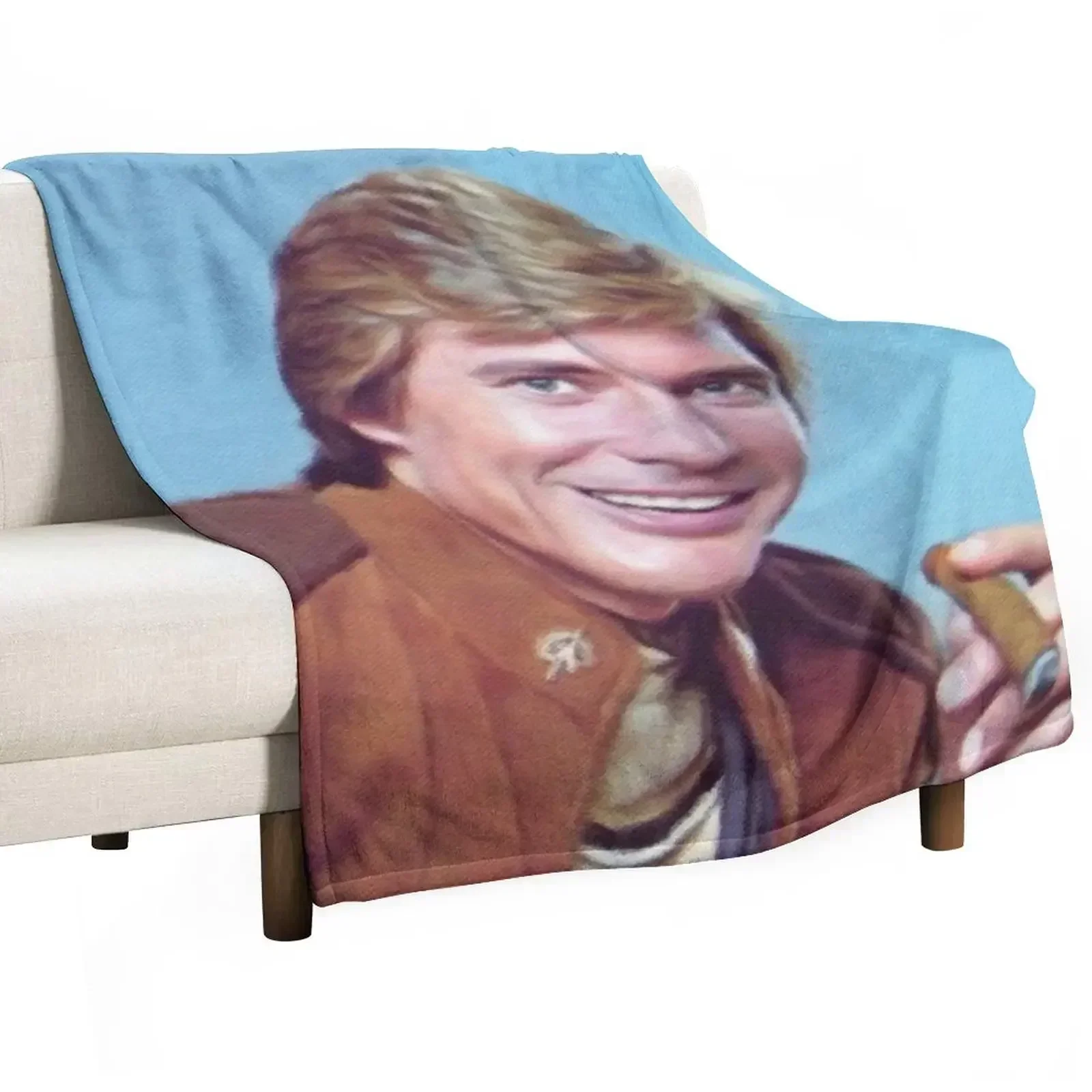 Dirk Benedict, Actor Throw Blanket Luxury Thicken Furrys Hairy Kid'S Polar Vintage Blankets
