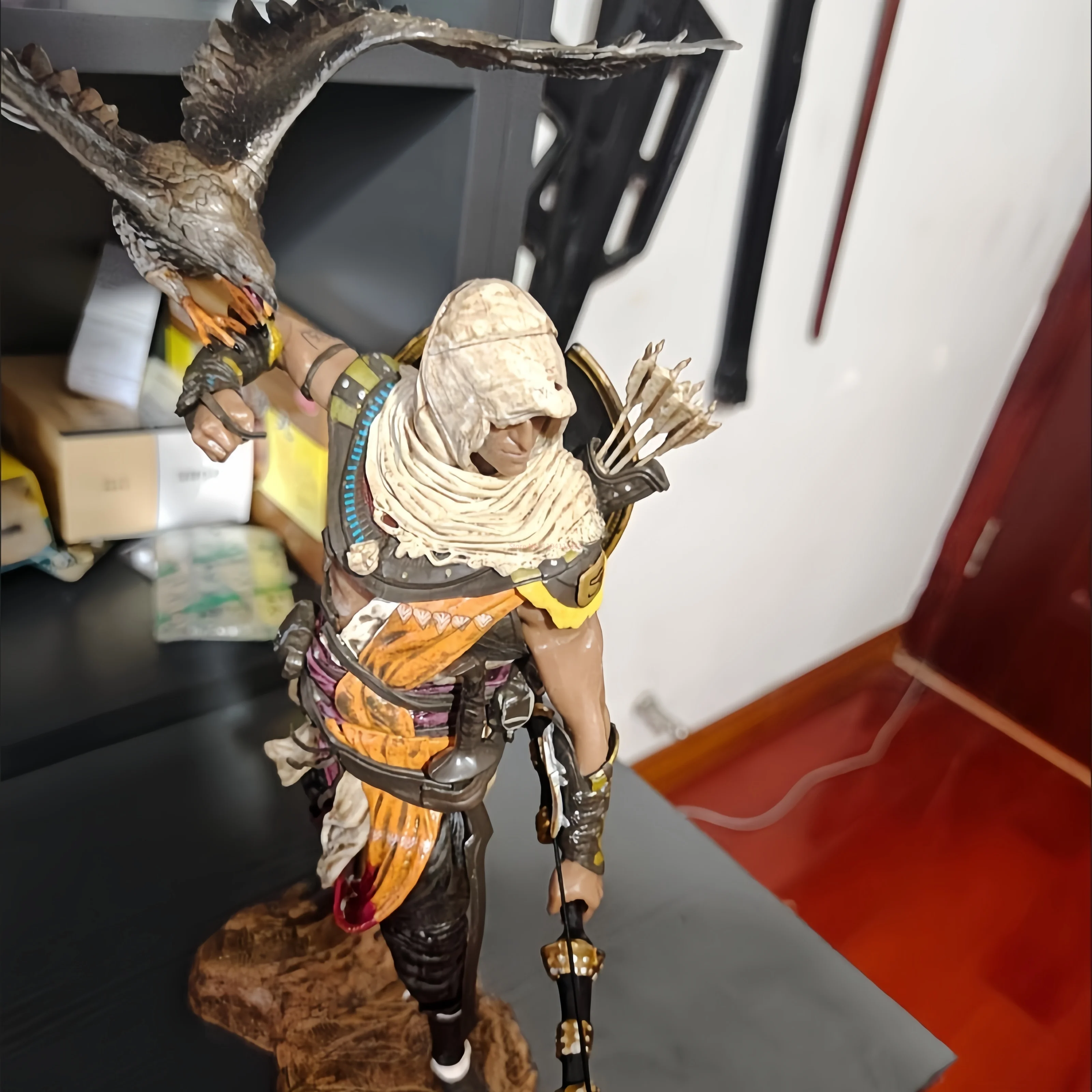 Game Assassins Creed Origins Action Figure Kenway Connor Bayek Aya Figuras Speelgoed Anime Perifere Model Ornament Gk Standbeeld Gift