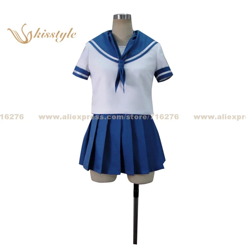 

Kisstyle Fashion Kantai Collection Fubuki Blue Uniform COS Clothing Cosplay Costume,Customized Accepted