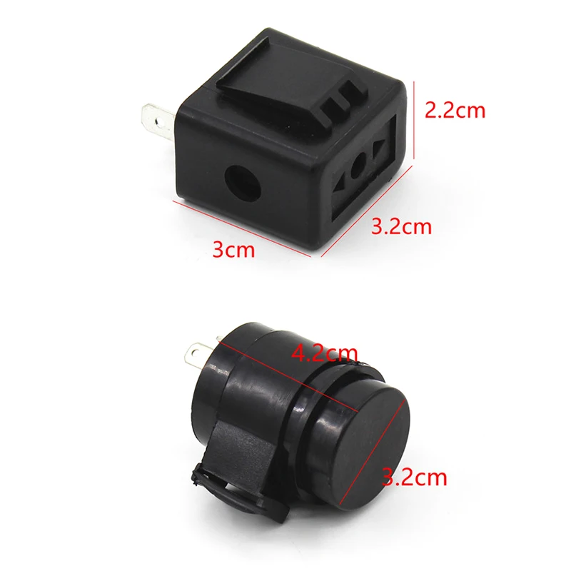 Flasher Relay Turn Signal DC 12V 48V 60V 2Pins Buzzer Beep Flasher Relay Blinker Indicator Flashers Turn Light Signals