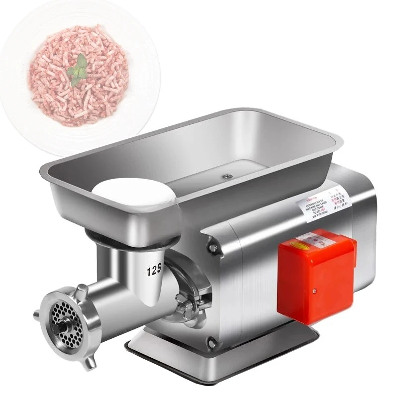 Home Commercial Electric Meat Grinder Stainless Steel Multi-functional Automatic Filling Stirring Minced Meat Enema