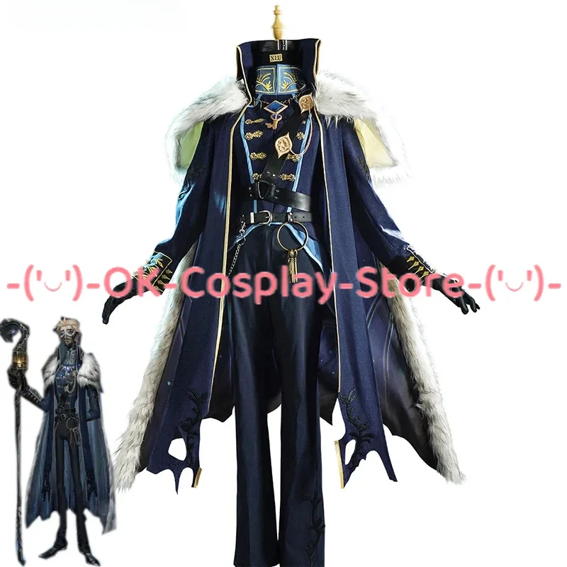 Game Identity V Prison Warden Hermit Alva Lorenz Cosplay Costume Fancy Party Suit Halloween Carnival Uniforms Custom Made