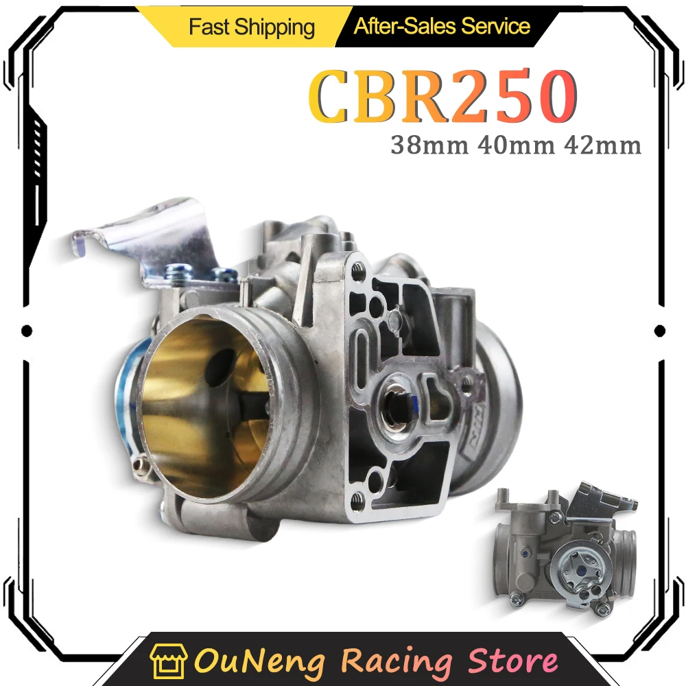 

Motorcycle Racing Throttle Body For CBR250 CBR250R CB300F CBR300R CB250 CB300R CRF250 300L CMX 250 300 REBEL300 38mm 40mm 42mm
