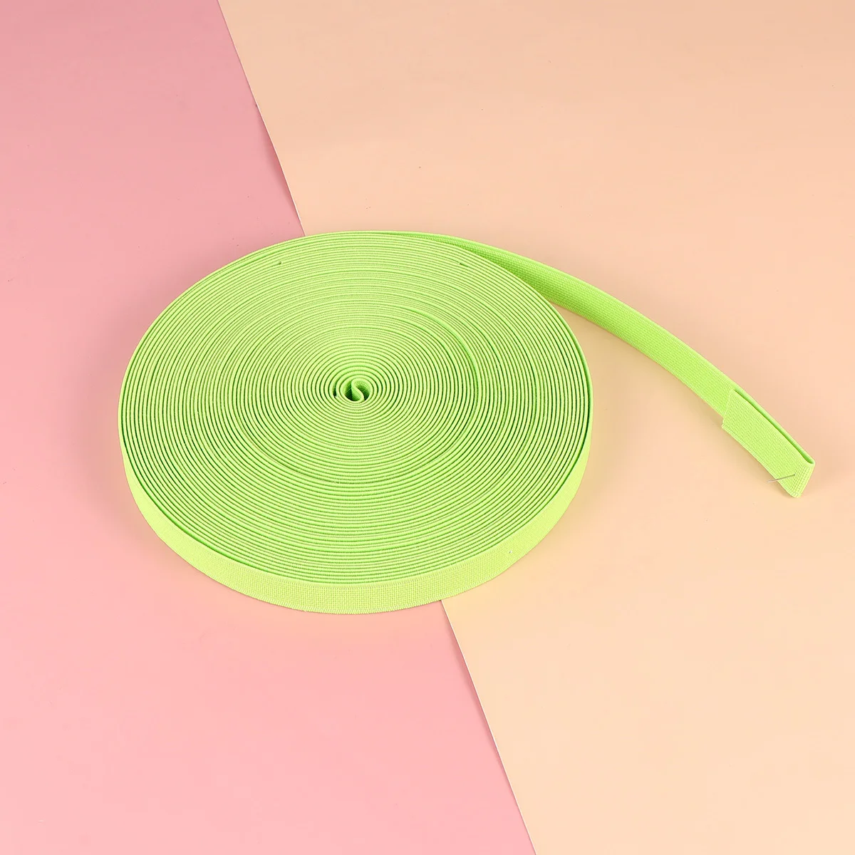 

16 м рулон шириной 1,5 см, резинка для обуви, аксессуар для рукоделия, утолщенная простая латексная полиэстеровая лента для украшения обуви, светло-зеленая