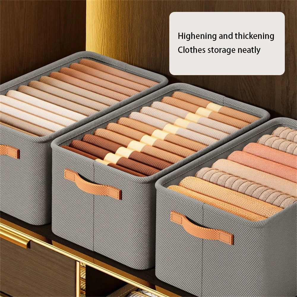 Fabric Storage Box Large Capacity Wardrobe Drawer Home Storage 3 Types Storage Box Household Clothes Storage Box Foldable