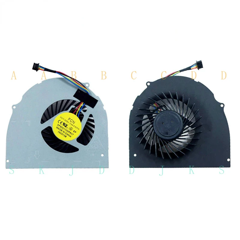 

Вентилятор охлаждения процессора M для Dell E6540 Precision M2800 072XRJ CN-072XRJ, 4-контактный