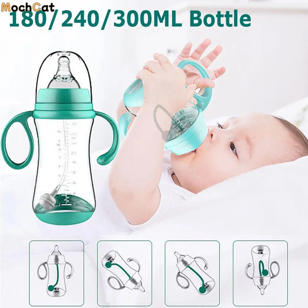 

Free PP Plastic Newborn Feeder Baby Feeding SIlicone Fruit Juice Nursing Care Milk Bottles Nipple Bottle Baby Bottle with Grip