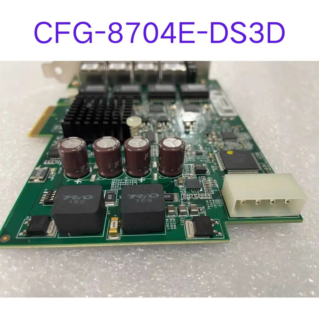 Used CFG-8704E-DS3D Industrial Camera POE Acquisition Card Test OK Fast Shipping