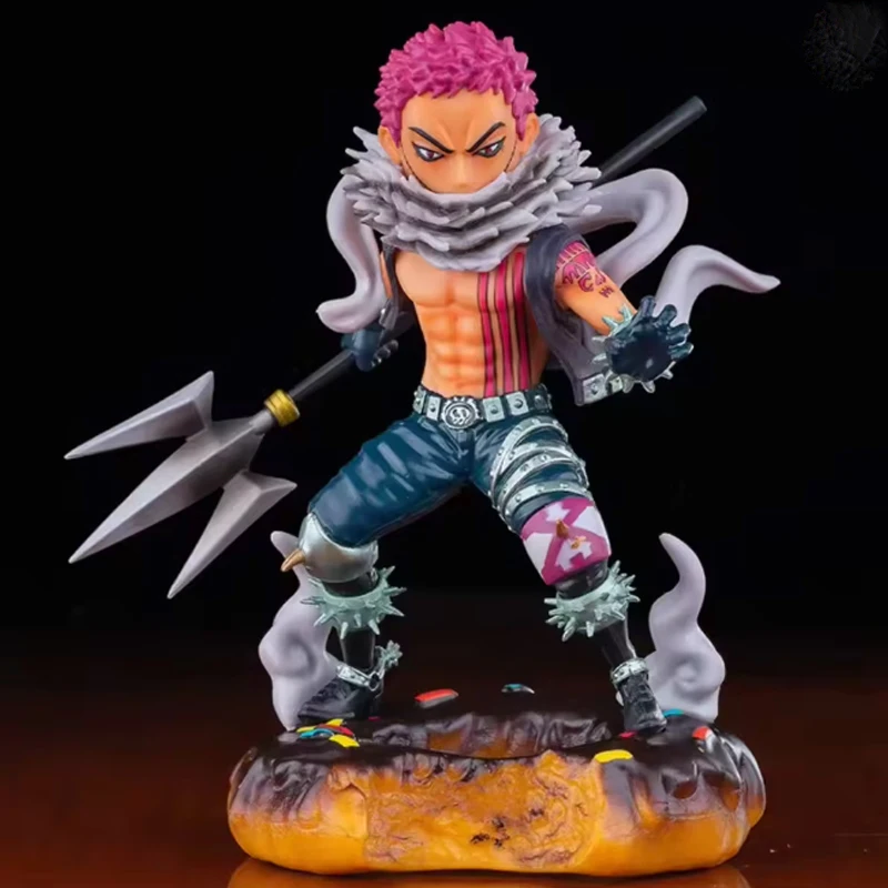 

Коллекционная фигурка Шарлотты Катакури (One Piece) в Q-версии, сцена битвы, ПВХ, для декора рабочего стола, для фанатов аниме и коллекционеров