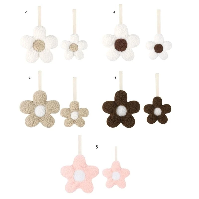 

J15U милая цветочная соска-подвеска с цветочным принтом для младенцев, облегчение прорезывания зубов, легкий вес