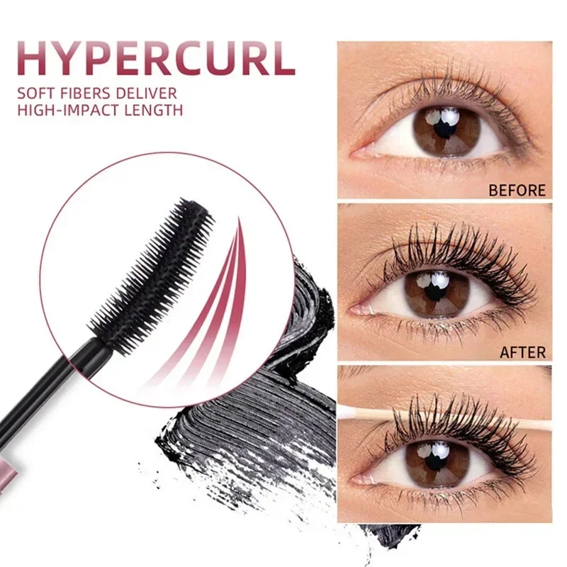 Wimpers Verlengende Mascara Waterdichte Langdurige Zijdeachtige Lash Zwarte Wimpers Extensie Make Up Beauty Eye Koreaanse Cosmetische