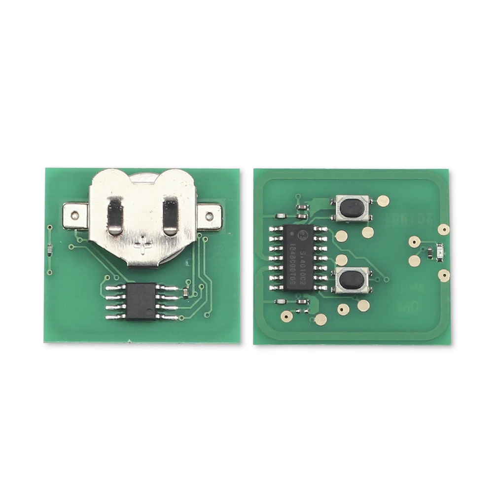 KEYYOU 2 przyciski 433Mhz Fob zdalny kluczyk do samochodu Opel Vauxhall Vectra Zafira OP1 24424723 bez chipa 433.92MHZ