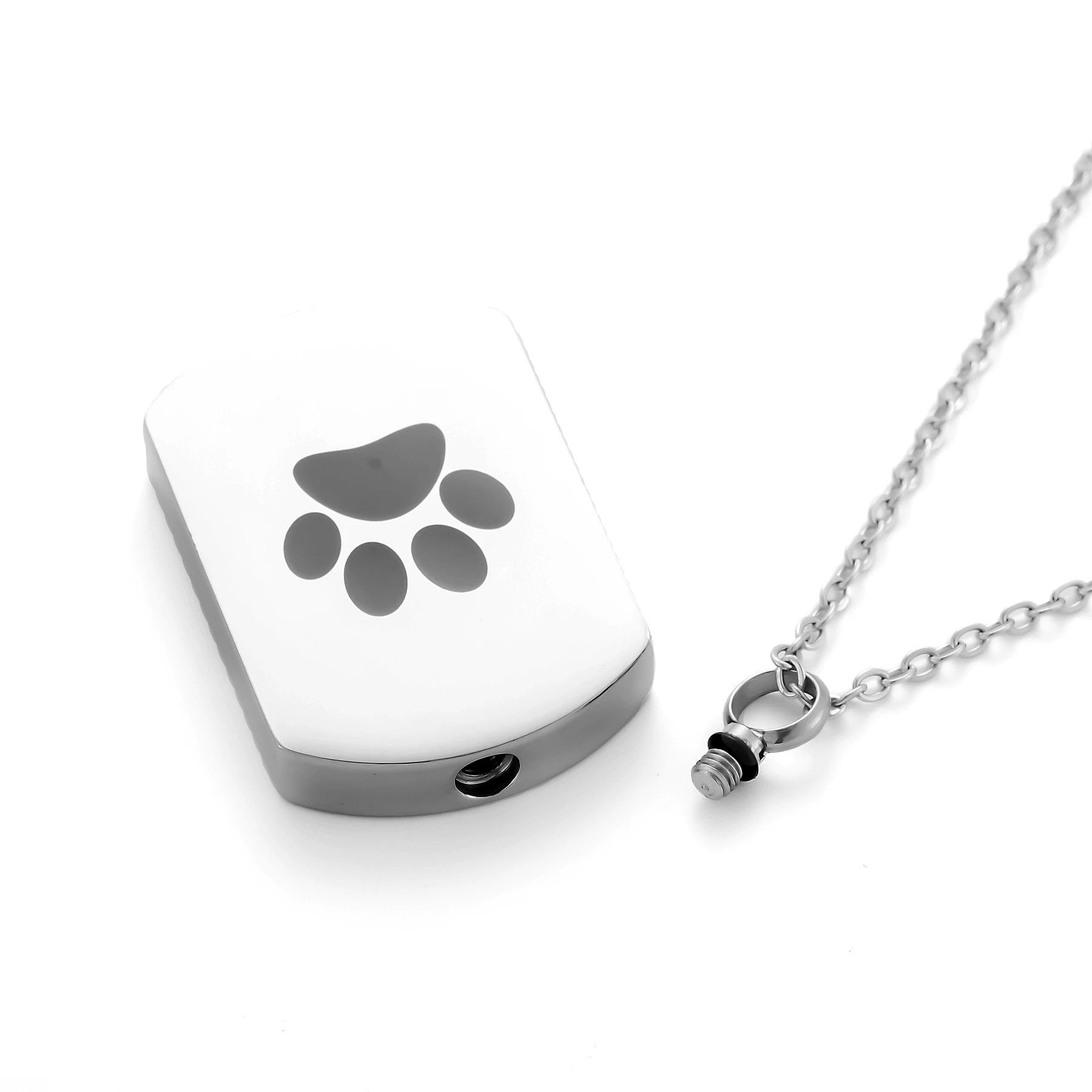 الفولاذ المقاوم للصدأ جرة الحرق المفاتيح الحيوانات الأليفة سحر مجوهرات جنائزية رماد جرة كيرينغ للتذكاري دروبشيبينغ #4