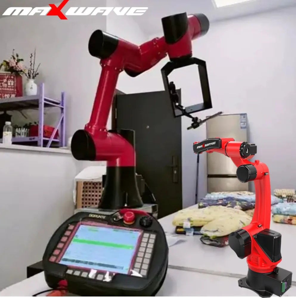 1506 ذراع روبوت ذو 6 محاور للتعليم والصناعة، حمولة دفع 6 كجم، قابلية تكرار عالية، للتمليح، اللحام، CNC، DIY