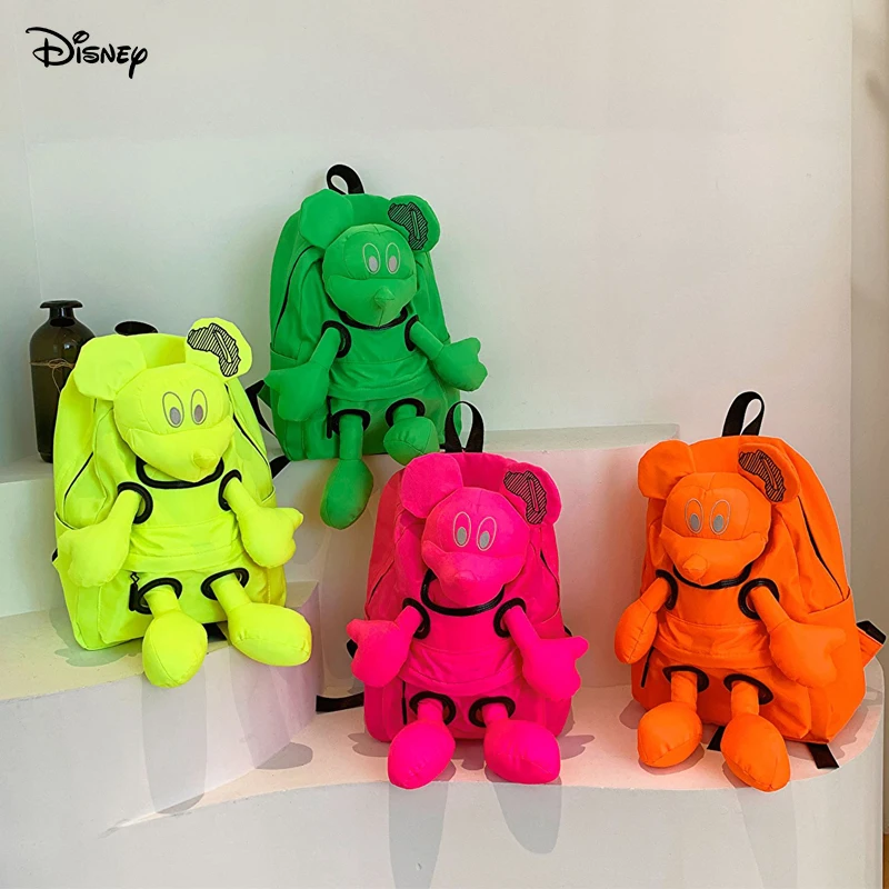 Disney-Sac à Dos Mignon Macaron à la Mode pour École Primaire, Étudiant Masculin et Féminin, Nouveauté 2024