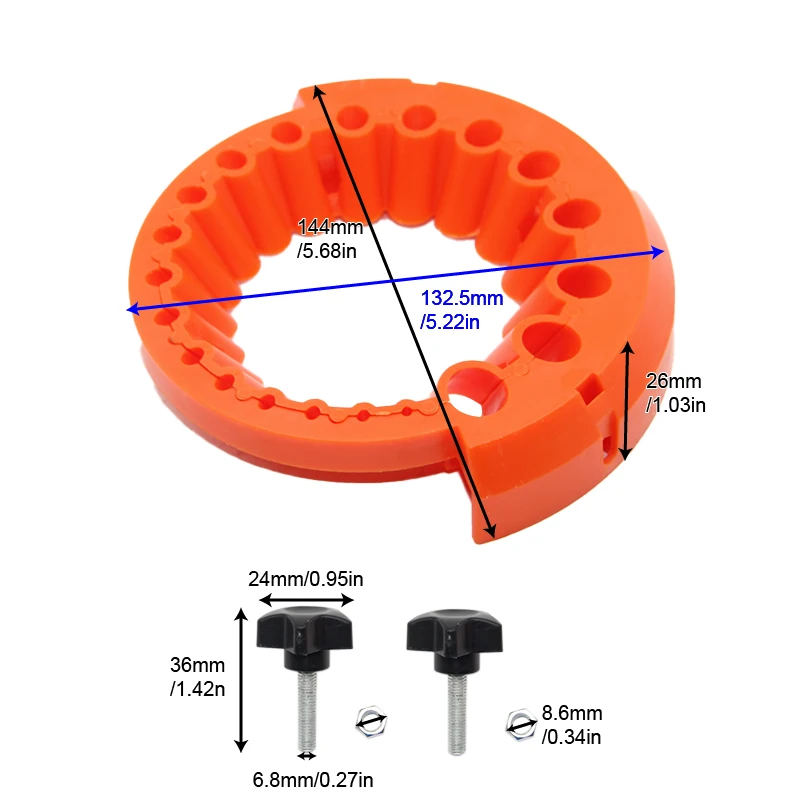 Orange Drill Grinder Angle Grinder 2-13mm Multi-Specification Drill Bit Grinding Auxiliary Tools Essential Grinding Accessory