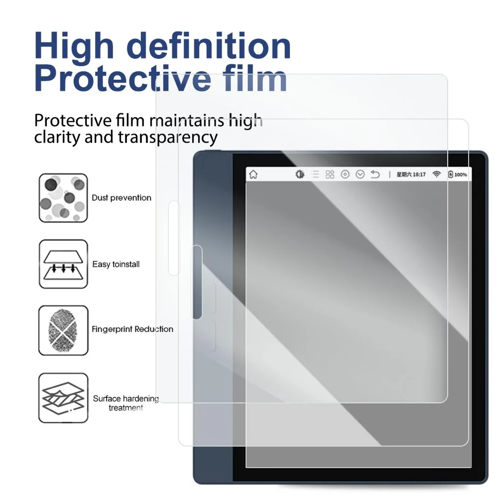 For Bigme Read B7 E-reader Matte&HD Clear Screen Protector Full Cover Soft Anti-Scratch Film For Bigme B7 Pro/B751/B751C/B751CS
