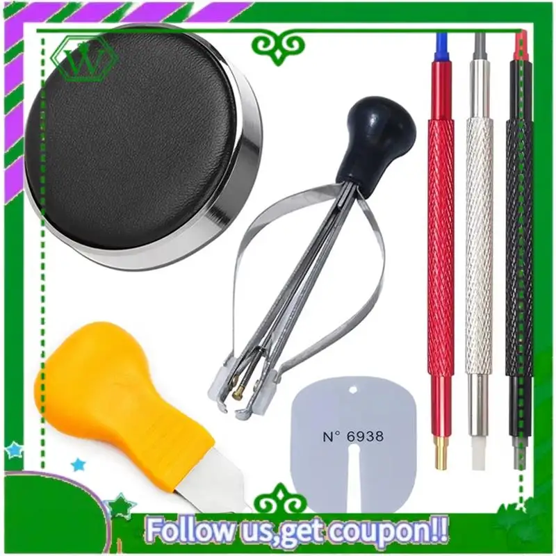 A18P-Watchmaker مجموعة أدوات إصلاح ساعة اليد مكابس انتهازي المناسب ساعة الإبر المنتقى مزدوجة نهاية قلم إبرة