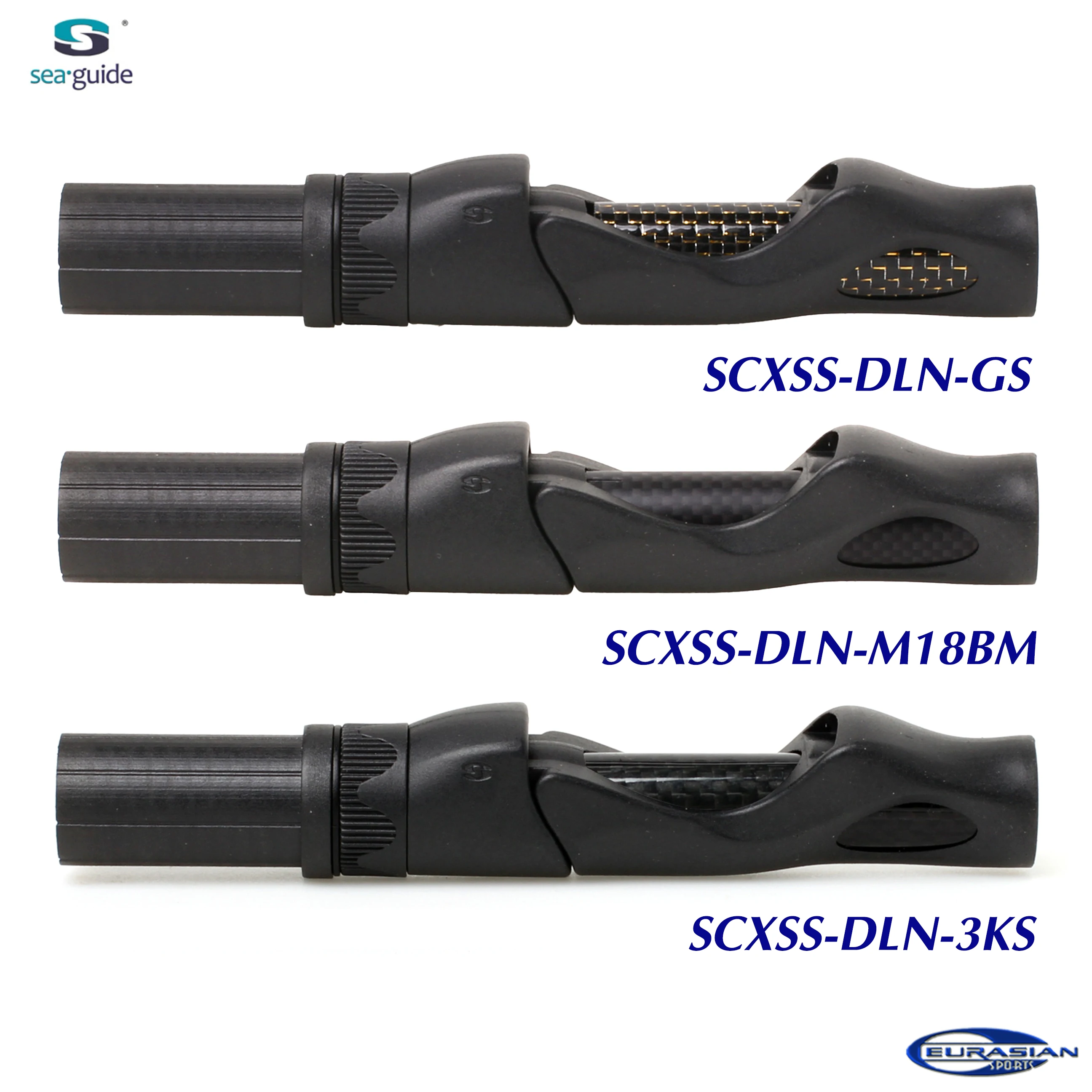 New type special slidable hood SEAGUIDE Carbon Tube Rod SCXSS DMN Nut Building Component Reel Seat Repair DIY Accessories