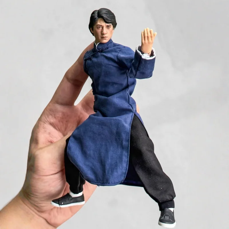 جبل ستوديو جاكي تشان عمل الشكل في حالة سكر ماستر سلسلة الأصلي تحصيل القماش ثوب الصينية الكونغفو المنقولة لعبة مجسمة