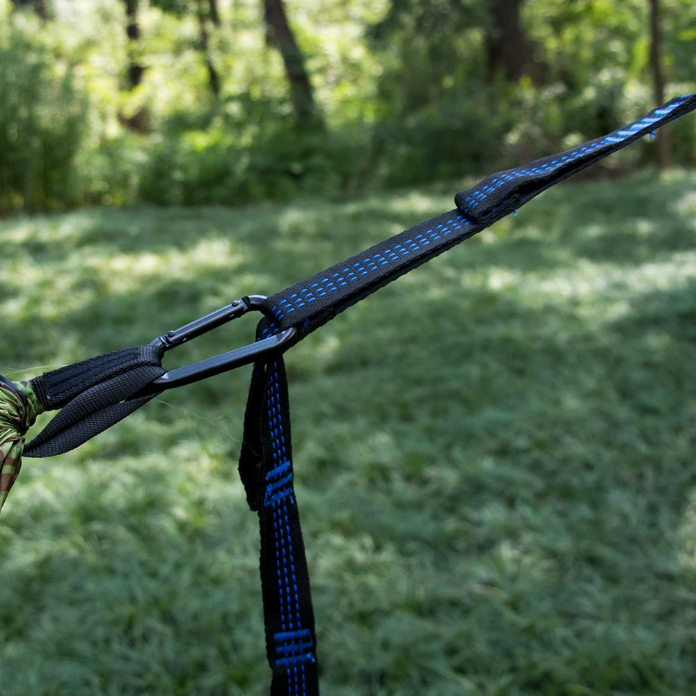 2미터와 2.8미터 조절 가능한 해먹 스트랩 벨트 한 쌍, 고하중 지지