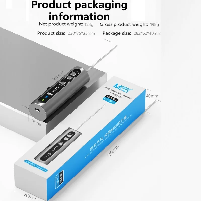 CJ - Macchina per la rimozione della colla 2 Pro: 9 - Potenza ingranaggi, inversione del motore, batteria a lunga durata per vari incollaggi