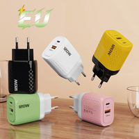 New Macaron Color 120W Fast Charger A+C Dual Charging Head PPS Full Protocol Super Fast Charger for Xiaomi Huawei iPhone 2025