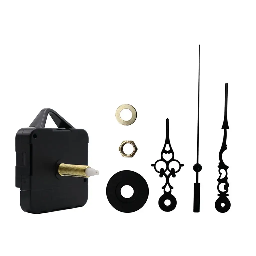Metal Clock Movement Mechanism Kit Antique Style DIY Repair Parts Manual Clockwork for Large Plate Clocks