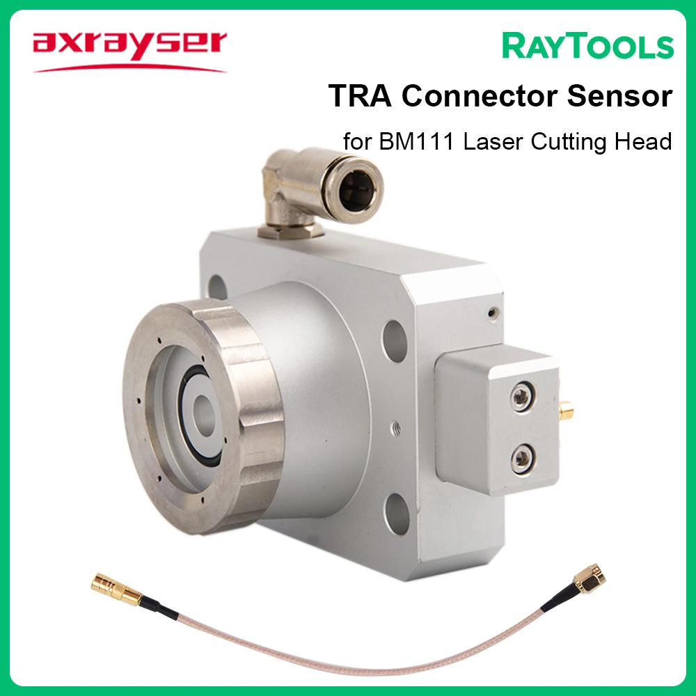 Raytools TRA الألياف فوهة الليزر موصل الاستشعار مع سلك كابل الاستشعار SMA-SMB من Raytools BM111 رأس القطع بالليزر
