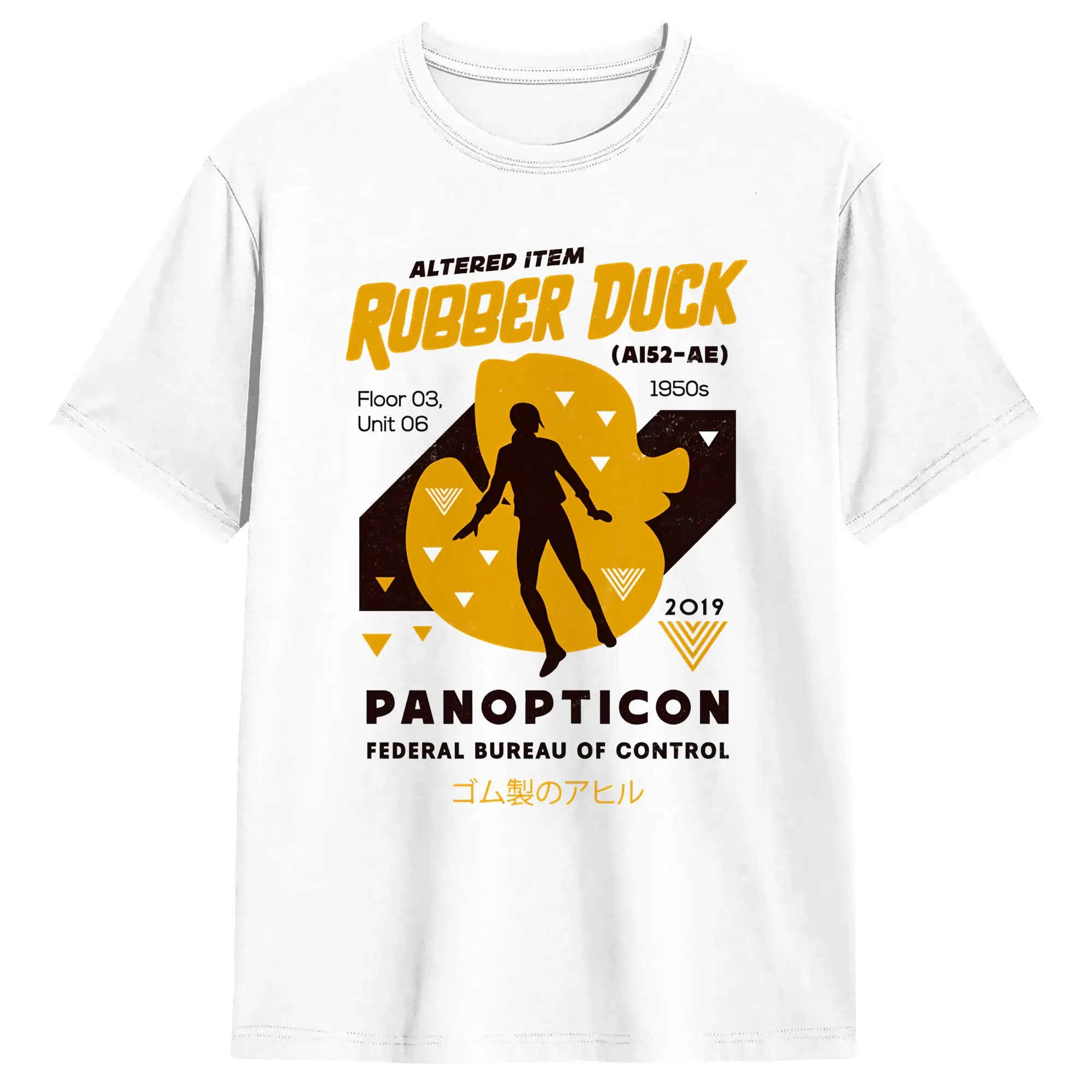 Men Rubber Duck Altered Item T-Shirts Alan Wake Pure Cotton Clothes Beach Vintage T-Shirt Round Neck Harajuku Casual Tee Shirt