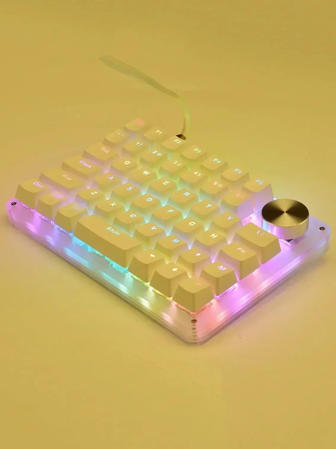 Imagem -02 - Mini Teclado Mecânico Botão Numpad Rgb Programação Macro Acessórios Ergonômicos Desenho de Desenho Escritório Presente G50