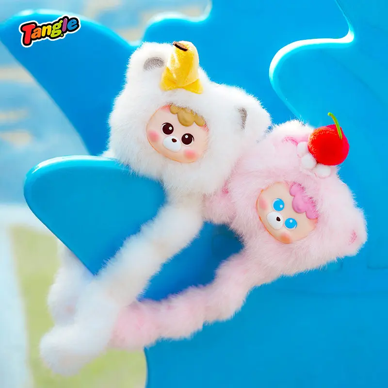 New Genuine Tangle Plush Twist Fidget Toy Cute Soft Keychain Backpack Charm Sensory Adhd Concentration Training Toy In Stock