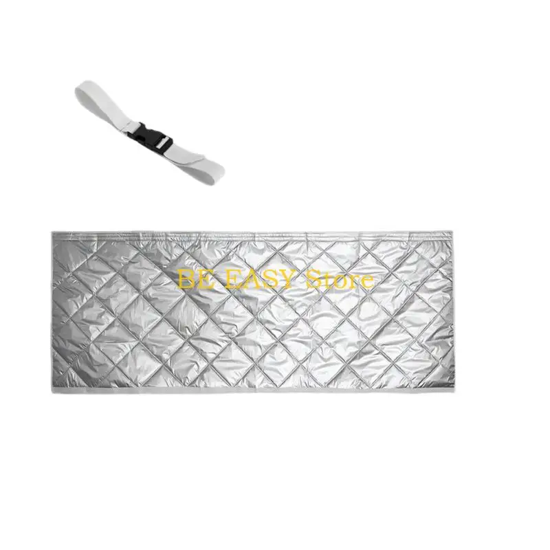E28F Window Hose Cover for Portable Air Conditioner, Silver Padded Sleeve Wrap for Indoor Household and Daily Room Use