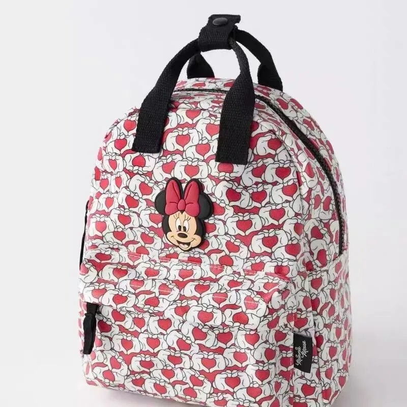 New Toddler Brand Backpack Print Canvas Cute Small Bags With Zipper Girls Fashion Cartoon Light Waterproof Two Shoulder Bags