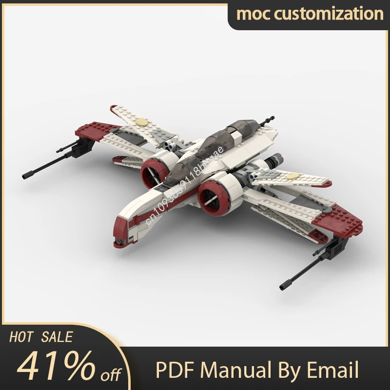 696PCS MOC 스타 배틀 ARC-170 MOD 우주선 모델 빌딩 블록 스태킹 벽돌 크리 에이 티브 아이 장난감 선물 Diy 교육
