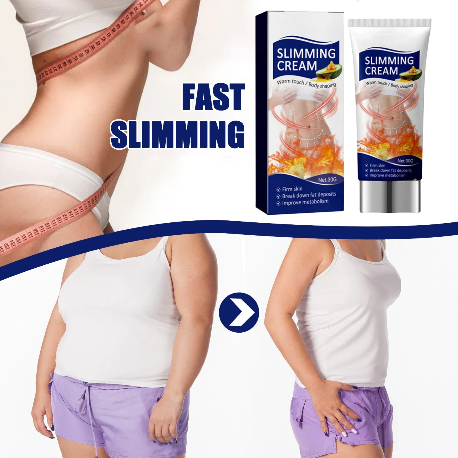 

Quickly Lose Weight Body Shape Slimming Belly Thighs Calves Arms