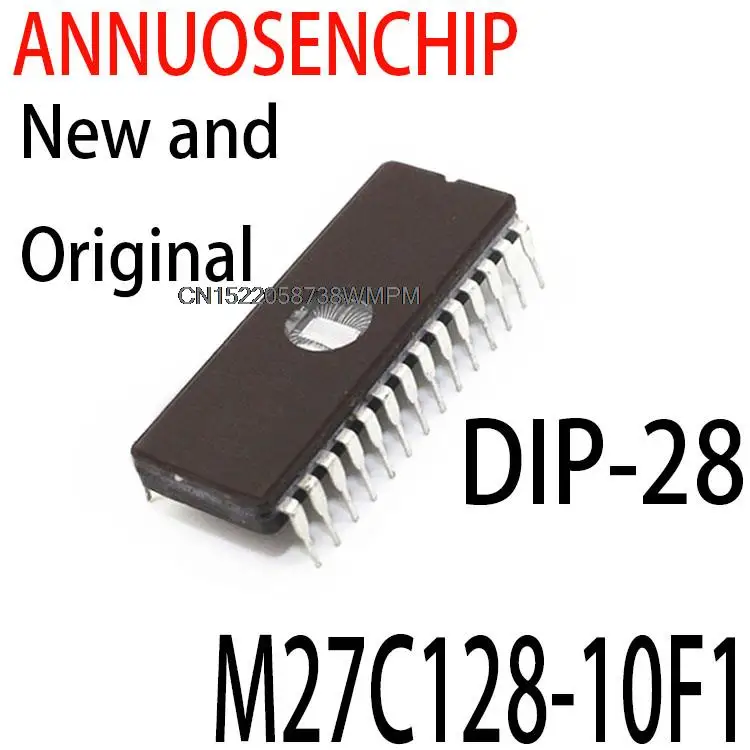 10PCS New and Original M27C128 16KX8 UVPROM,CDIP28, WINDOWED, FRIT SEALED, CERAMIC M27C128-10F1