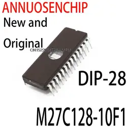 10PCS New and Original M27C128 16KX8 UVPROM,CDIP28, WINDOWED, FRIT SEALED, CERAMIC M27C128-10F1