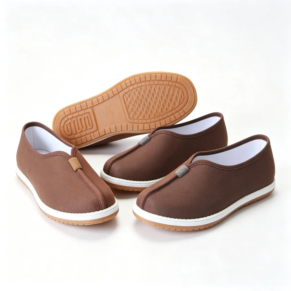 Shaolin Kung Fu Training Shoes Buddhist Monk Style Tai Chi Wushu Martial Arts Sneakers Traditional Design as per Size Chart