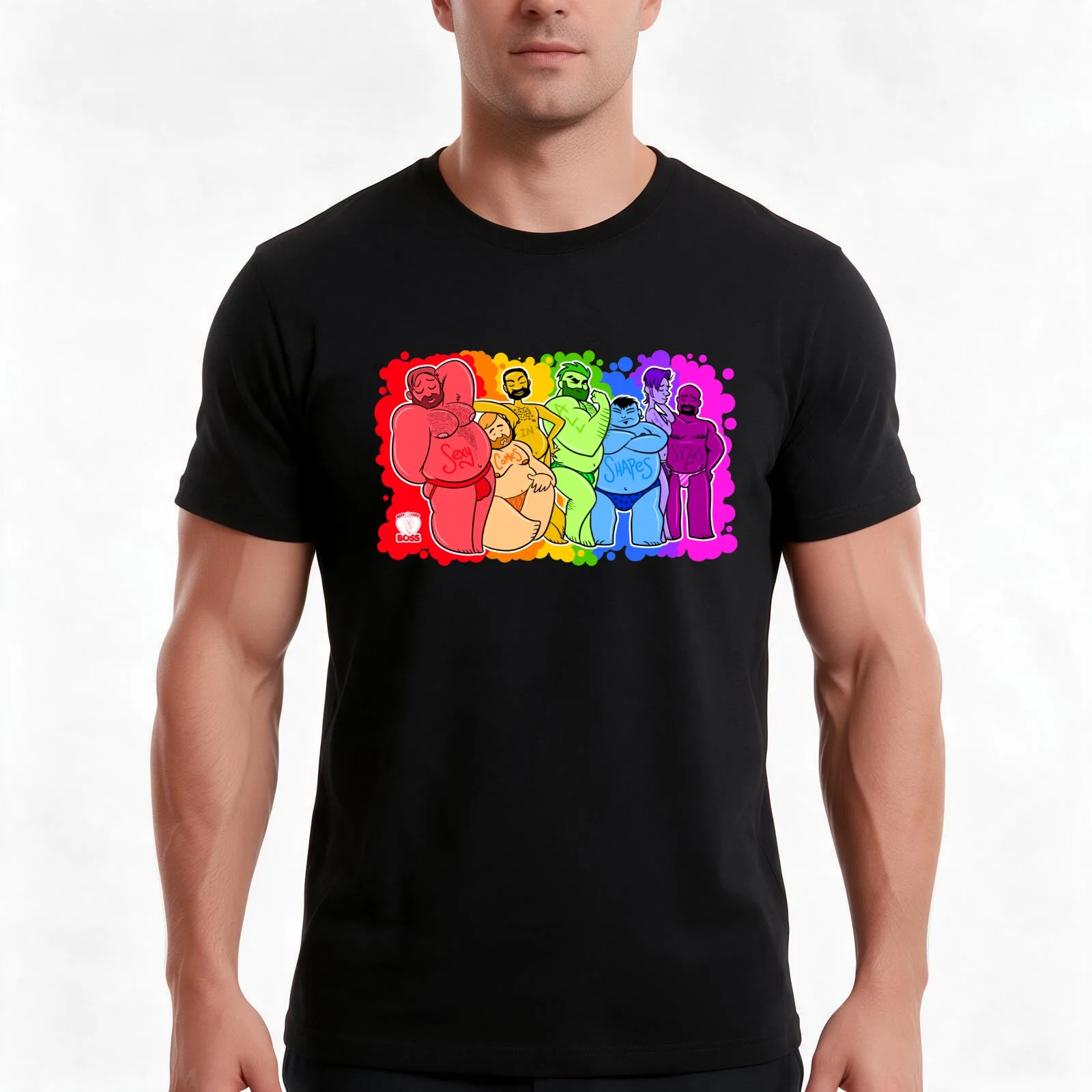 body positive T-Shirt, Summer Casual Cotton Tee, Oversized Streetwear Tops, Vintage Graphic Print, Loose Fit Short Sleeve