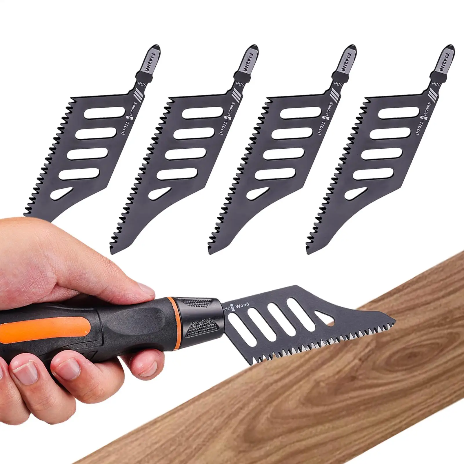 Jigsaw Cutter For Wood Grinding Tool With Handle 5pieces Wood Cutter For Carpentry Home Professional Workshop Metalworking