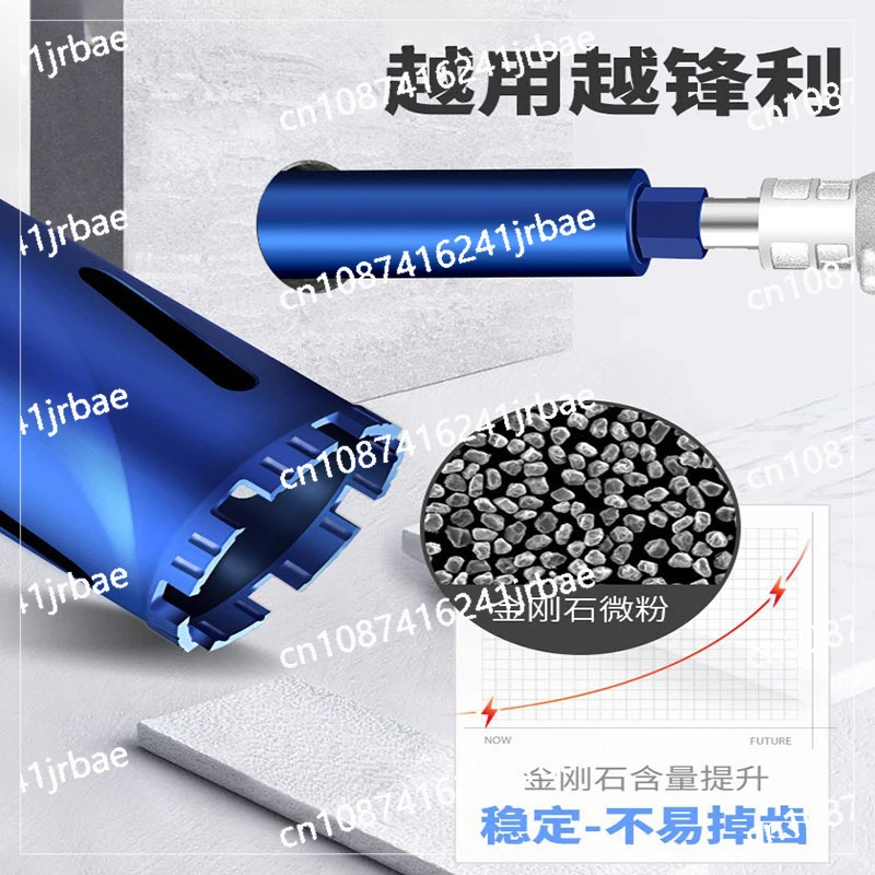 Diamond Core Drill Bit Wall Concrete Perforator Masonry Drilling Brick Wall Professional Hand Tool Accessories for Builders